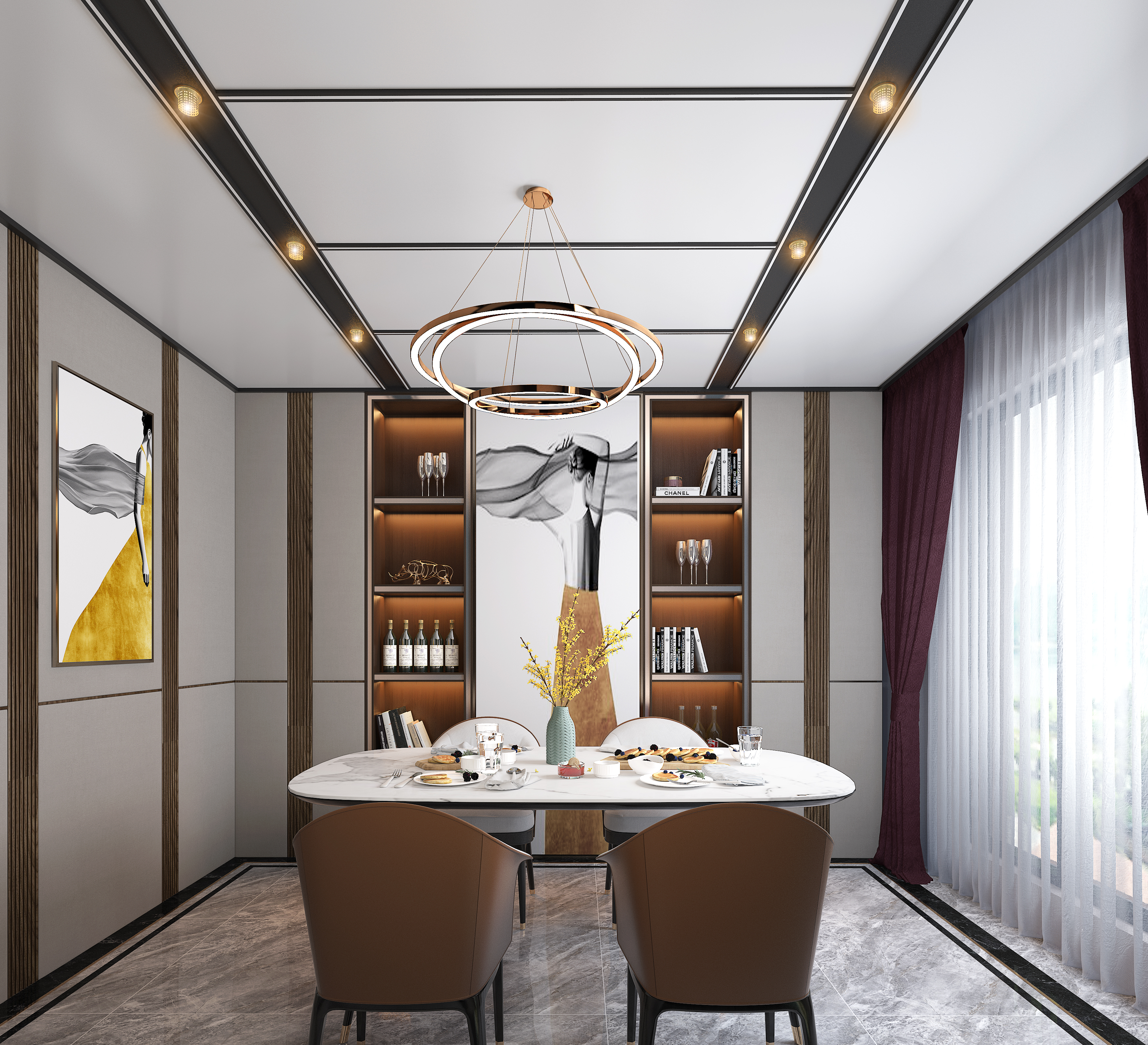 造型3+餐厅 造型3+餐厅